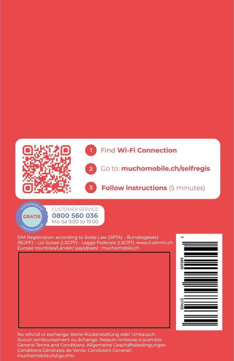 BeeOne Scheda SIM MUCHO Mobile Pack DATAMEGA