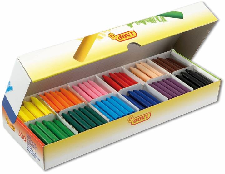 Produktbild Jovi Wax Crayons Jumbo Wachsmalstifte farbsortiert, 300 St. (300 Farben, 1 x)