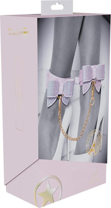 Actual product image Ouch! Paris Collection - Leg Cuffs - Pink