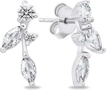Immagine prodotto Brilio Argento - Bellissimi orecchini in argento con zirconi EA619W