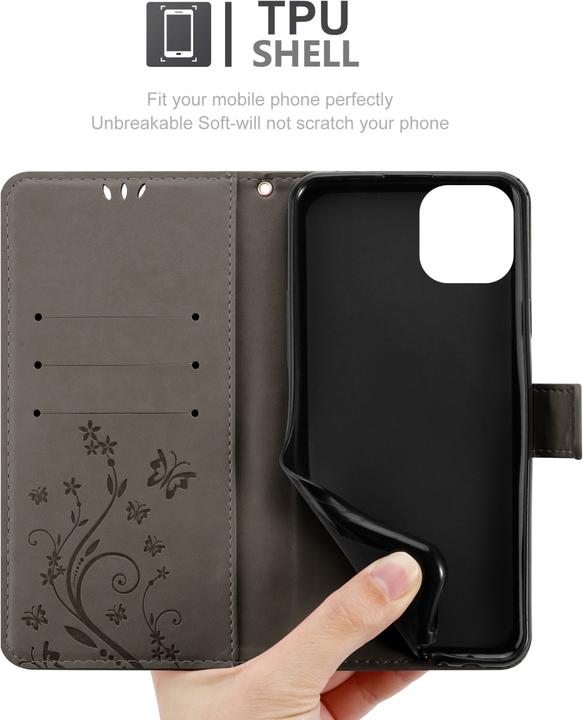 Produktbild Cadorabo Hülle für Apple iPhone 14 im Flower Book Style (Apple iPhone 14)