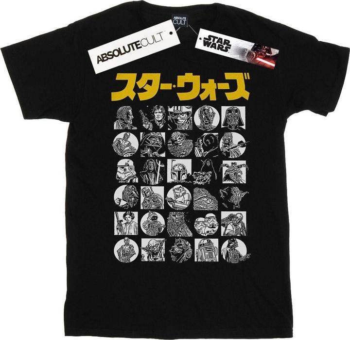 Star Wars Japanese Character Thumbnail TShirt (4XL)