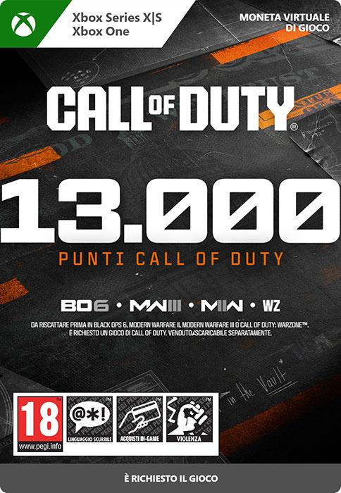 Produktbild Microsoft Xbox Call of Duty Points - 13,000 Download Code