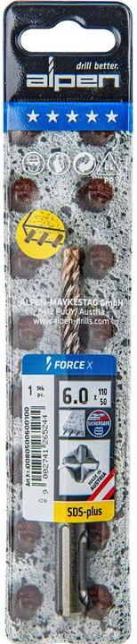 Productafbeelding Alpen Hammerbohrer Force (6 mm)