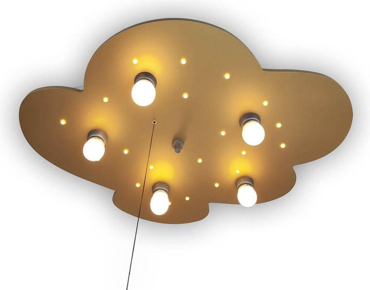 Immagine prodotto Niermann Stand By Niermann Wolke Plafoniera LED 5gang E14 Oro Made in Germany