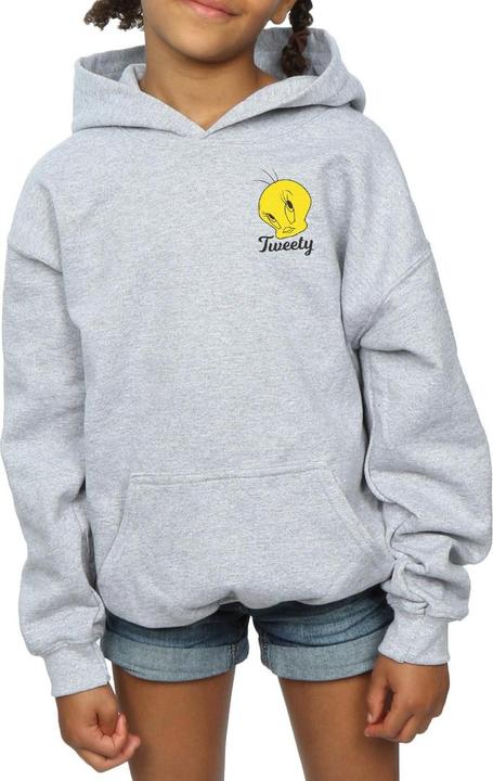 Produktbild Looney Tunes Tweety Pie Head Kapuzenpullover Mädchen (140, 146)