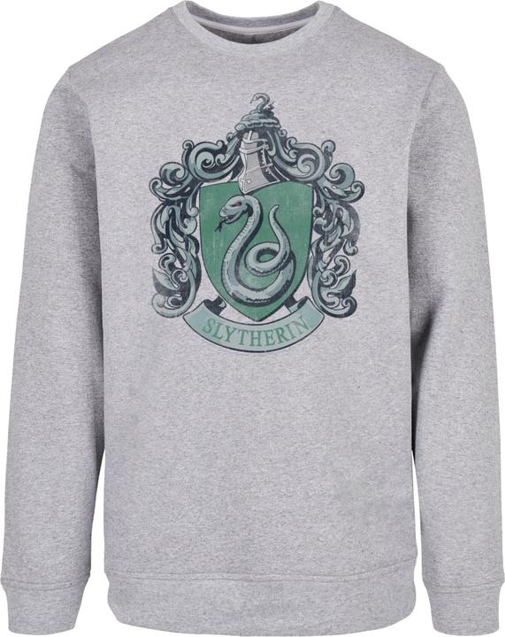 Actual product image Absolute Cult Harry Potter - Distressed Slytherin Crest Basic Crewneck - 115075 (M)