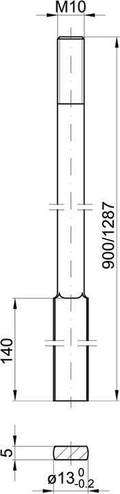 Immagine prodotto MSL Aste tonde PLANET per catenacci a leva d'ingresso 1807 (1 pz.)