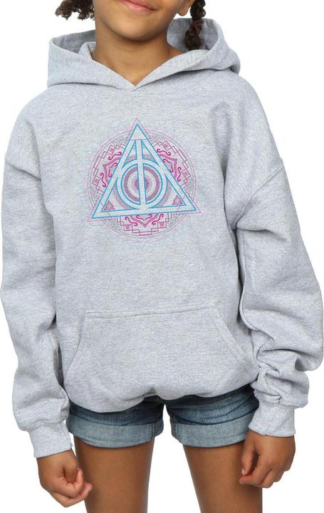 Immagine prodotto Neon Deathly Hallows Felpa con Cappuccio Ragazze (152, 158)