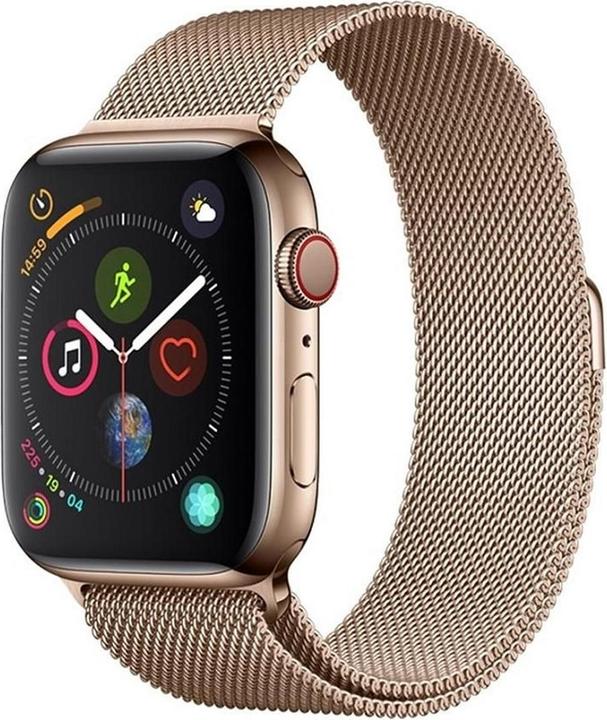 Produktbild Devia Armband Elegant Milanese für Apple Watch 41mm/ 40mm/ 38mm gold (Edelstahl)