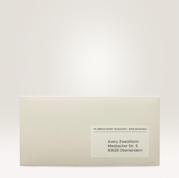 Actual product image Avery Address labels