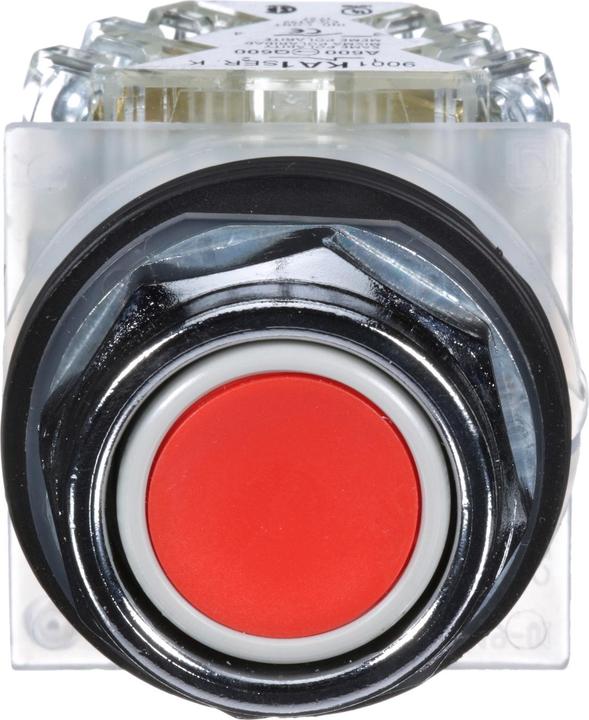 Actual product image Schneider Pushbutton, red Ø 30, flat, 1ÖS 9001KR1RH13