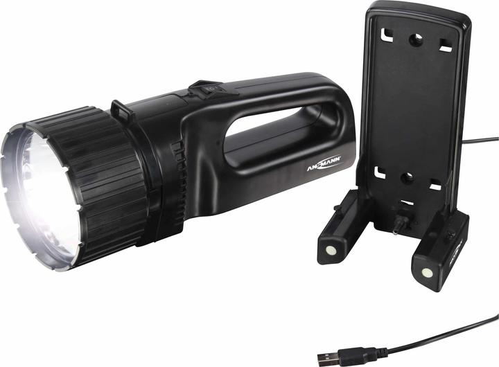 Productafbeelding Ansmann Handlamp op batterijen Zwart (27.50 cm, 330 lm)
