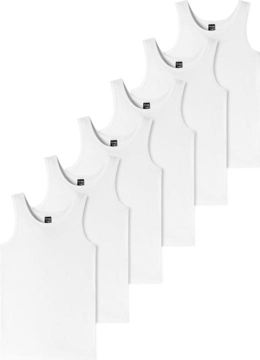 Schiesser 6er Pack Teens Boys - 95/5 Organic Cotton Unterhemd