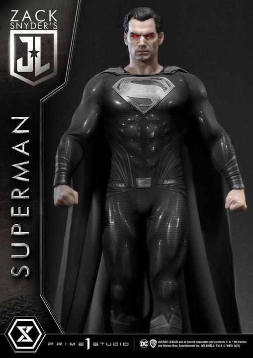 Produktbild Prime 1 Studio Justice League statuette Superman Black Suit Edition 84 cm