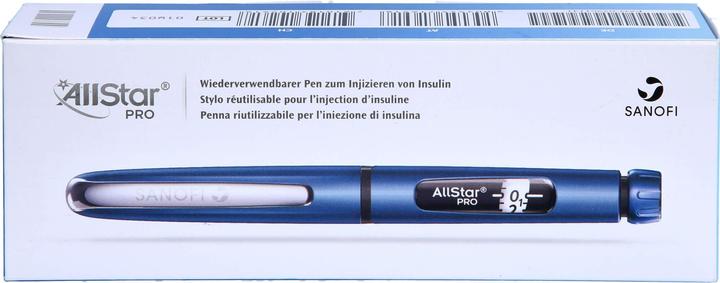 Produktbild Sanofi-Aventis Deutschland GmbH AllStar Pro blau Injektionsgerät, 1 St