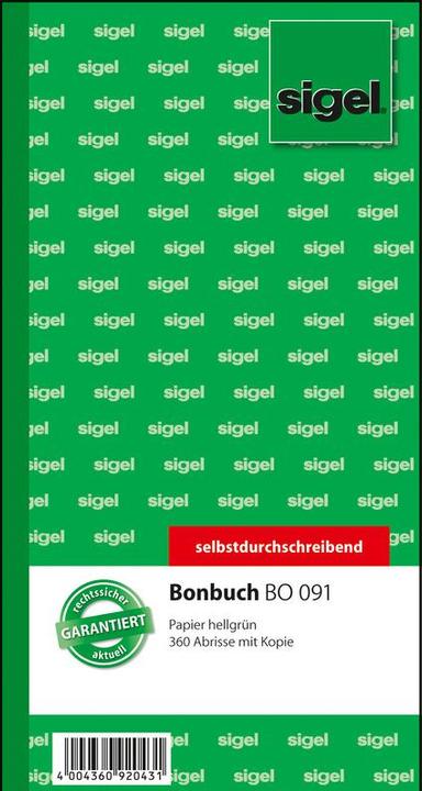 Actual product image Sigel Receipt book, 360 tear-offs (360 x)