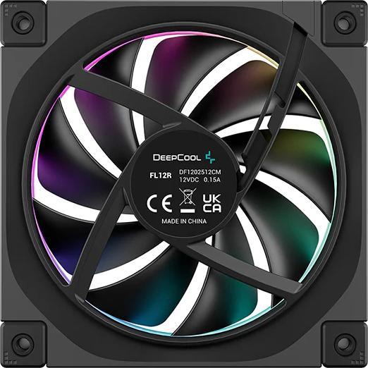 Actual product image Deepcool FL12R Reverse 120x120x25 Black (120 mm, 1 x)