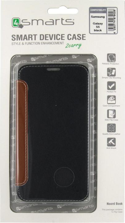 Actual product image 4smarts NOORD Book for Samsung Galaxy S6 black (Samsung Galaxy S6)