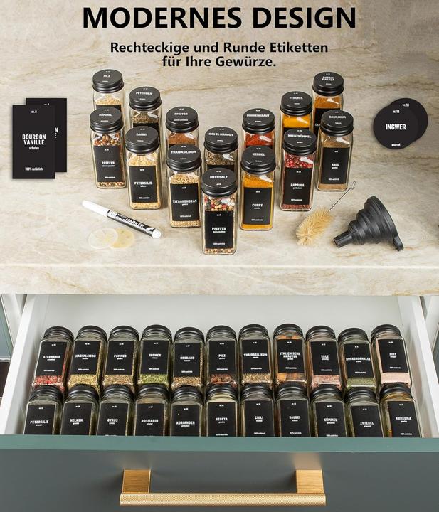 Immagine prodotto Deco haus 36-teiliges Gewürzgläser Set (4.32 l)