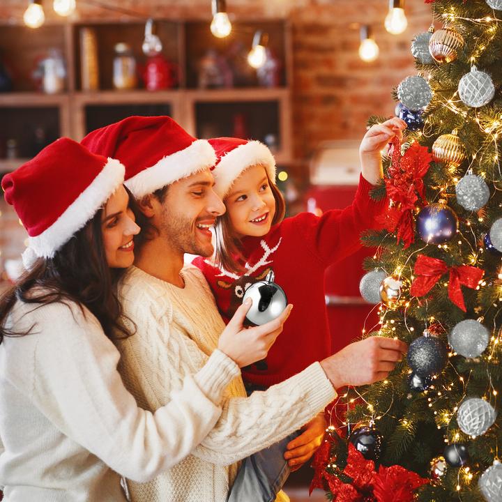 Image du produit Relaxdays Ensemble de boules de Noël (100 -pièce)