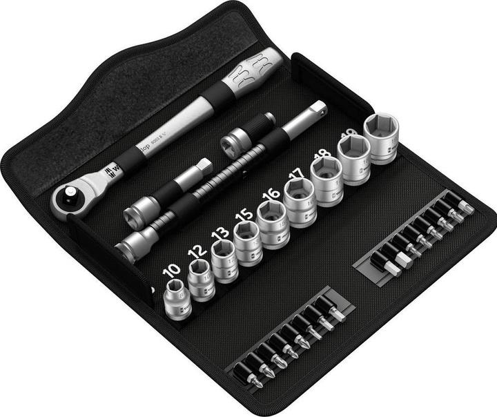 Actual product image Wera 8100 SB 7 Zyklop Metal Ratchet Set (19 mm, 8 mm, 10 mm, 14 mm, 18 mm, 11 mm, 12 mm, 17 mm, 15 mm, 13 mm, 9 mm, 16 mm)