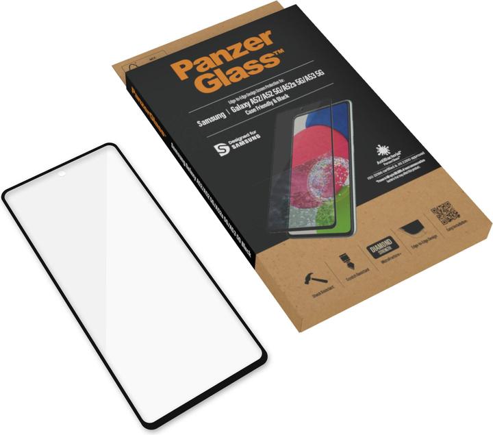 Produktbild PanzerGlass Edge to Edge (1 Stück, Samsung Galaxy A52 5G, Samsung Galaxy A52)