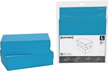 Buntbox 71-2 - Cardboard box set 2-piece, size L, Atlantic (Gift box, 1 x)