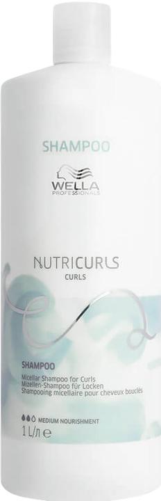 Actual product image Wella NutriCurls micellar shampoo for curls (1000 ml, Liquid shampoo)