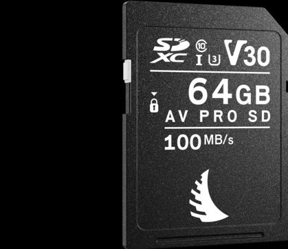 Actual product image Angelbird SD Card AV PRO 64GB V30 (64 GB, SDXC, U3, UHS-I)