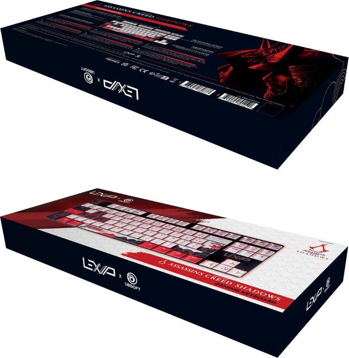 Actual product image Lexip X UBISOFT Assassins Creed Clavier QWERTZ Shadows (DE, Cable)
