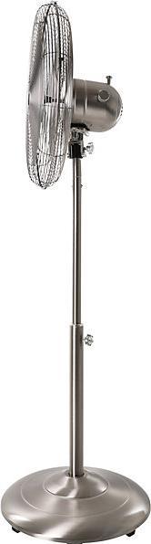 Actual product image CasaFan Pedestal fan metal 3 speeds Satin Metal BreezeII (61.60 dB)