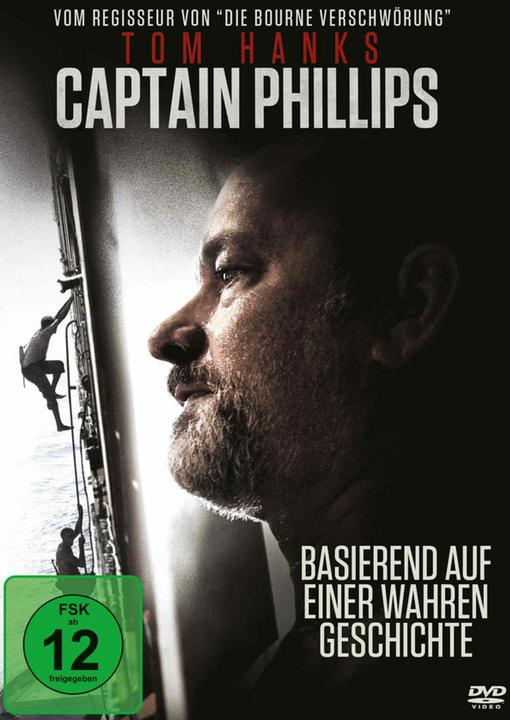 Actual product image Captain Phillips (DVD, 2013, English, German, French)