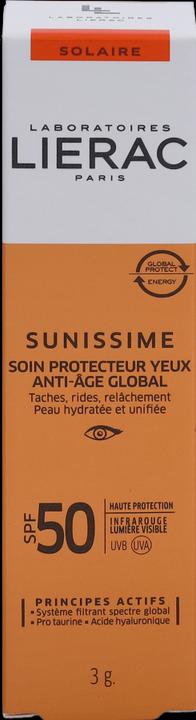 Produktbild Lierac SUNISSIME soin protecteur yeux SPF50 3 gr (Gel, 3 ml)