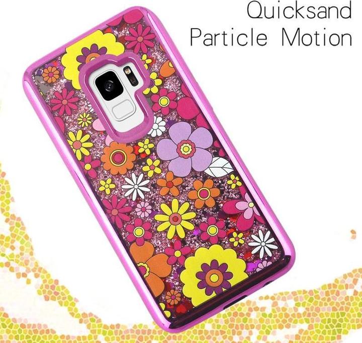 Actual product image Zizo Liquid Glitter Star case - Samsung Galaxy S9 case (Multiflows) (Samsung Galaxy S9)
