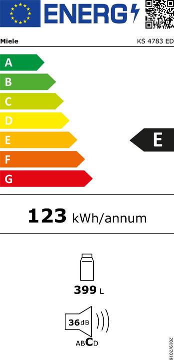 Energie-Label Miele KS 4783 ED (399 l)