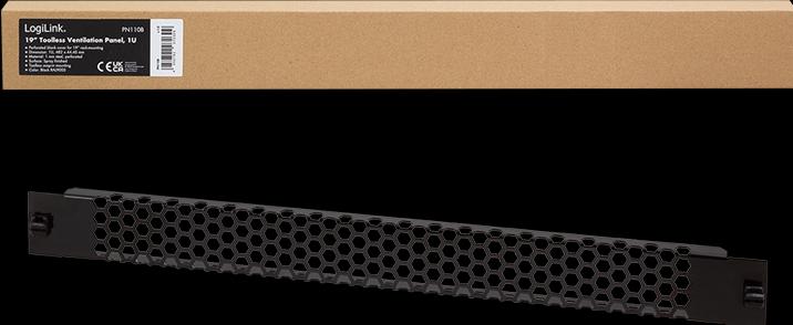 Immagine prodotto LogiLink NWSZ Pannello di ventilazione da 19" 1U Nero