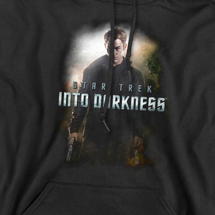 Immagine prodotto Star Trek: Into Darkness Darkness Felpa con Cappuccio Capitano Kirk Uomo (XXL)