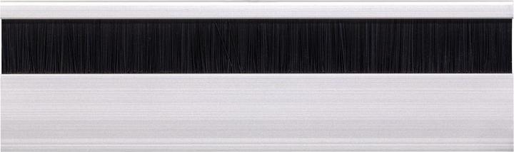 Produktbild Elbro Sockelleistenkanal 2400×60×20mm Silber Bürste schwarz (Kabelkanal, 240 cm)