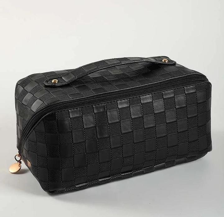 Image du produit Only-Bags.Store Trousse de maquillage PU Grande capacité Sac de lavage de luxe Multifonctions Voyage
