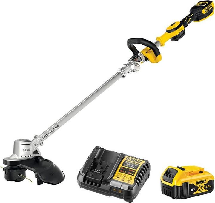 DeWalt TRIMMER 18V 1x5.0Ah BE ŠEETŲ DCMST561P1 (Plastic knives)