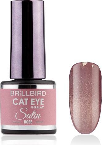 BrillBird Cat Eye SATIN - Rose 4ml (Rose, Gel-Effekt Nagellack)