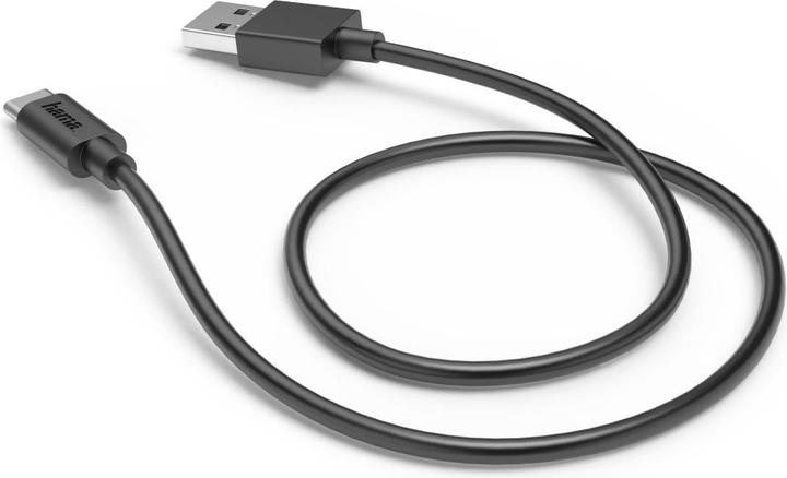 Actual product image Hama Charging cable, USB-A - USB-C, 0.5 m, black (0.50 m, USB 2.0)