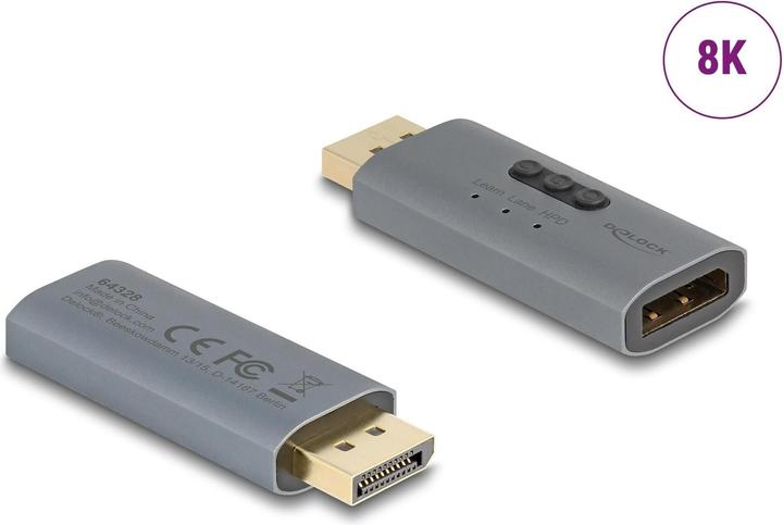 Produktbild Delock DisplayPort EDID Emulator 8K (6.28 cm)
