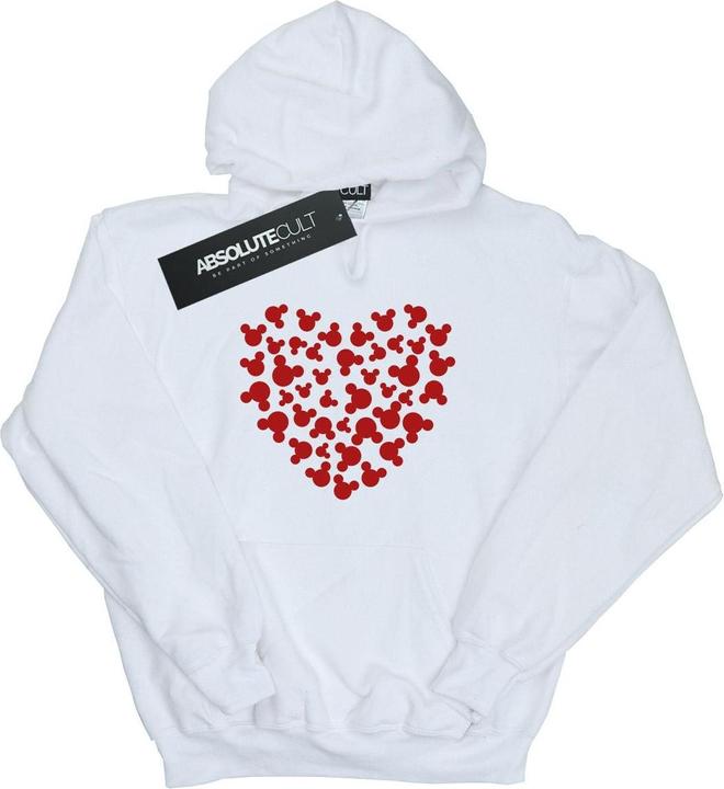 Disney Mickey Mouse Heart Silhouette Kapuzenpullover (XL)