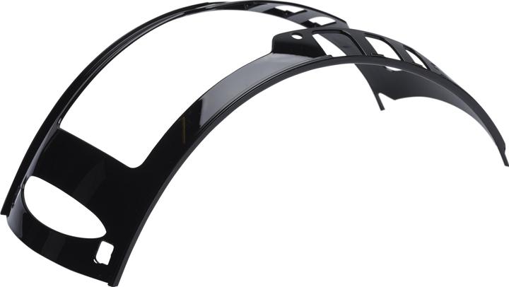 Actual product image One K bright riding helmet rail def. con.