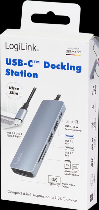Produktbild LogiLink UA0343 (USB-C, 6 Ports)
