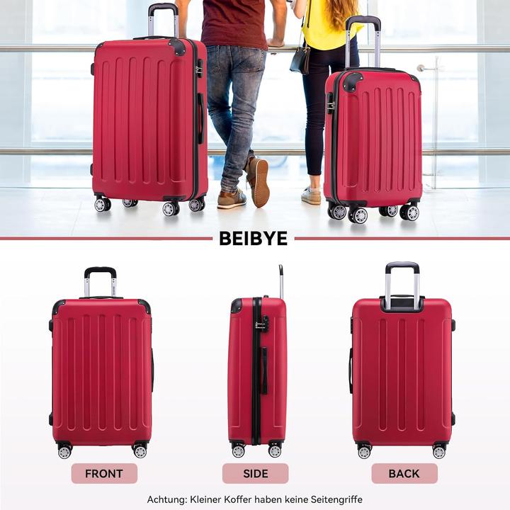 Immagine prodotto Beibye Reisekoffer Handgepäck (38 l, Bagaglio a mano (fino a 50 litri))