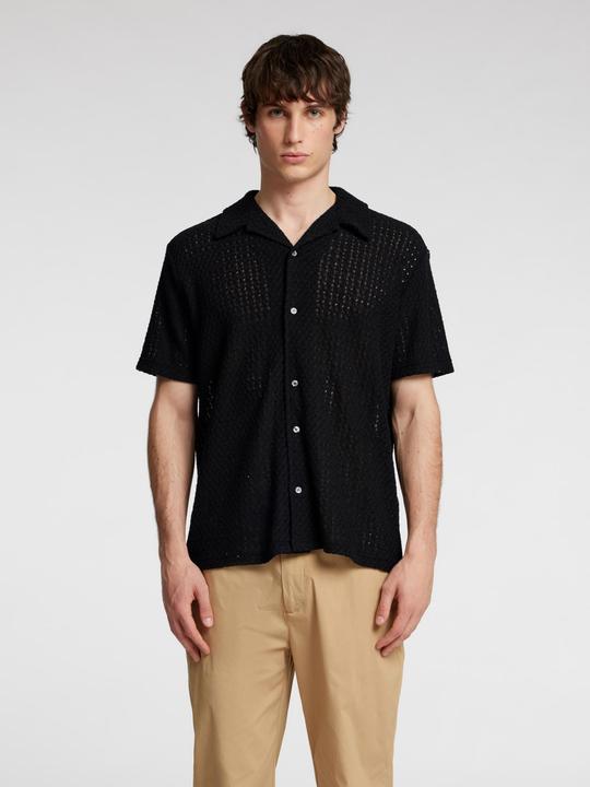 Actual product image Selected Homme Jacquard Strick Kurzarmhemd (XXL)