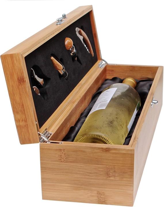 Produktbild Case elegance Wein-Geschenkbox mit Sommelier Set (Weinverschluss)